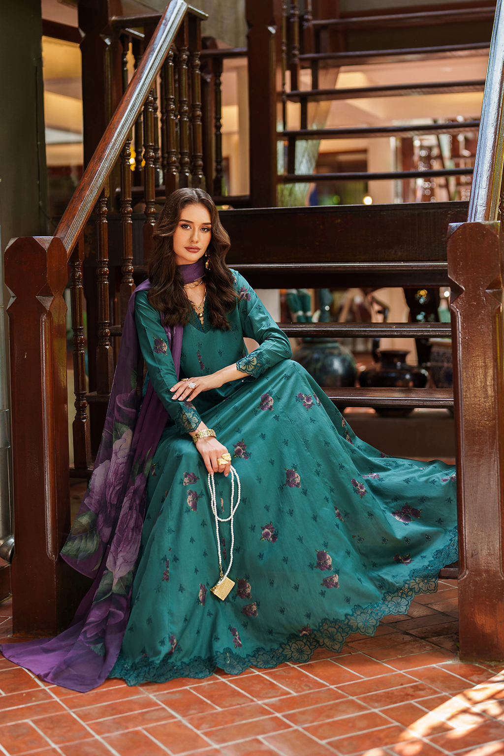 Iznik | Exclusive Printed Lawn | UE-524