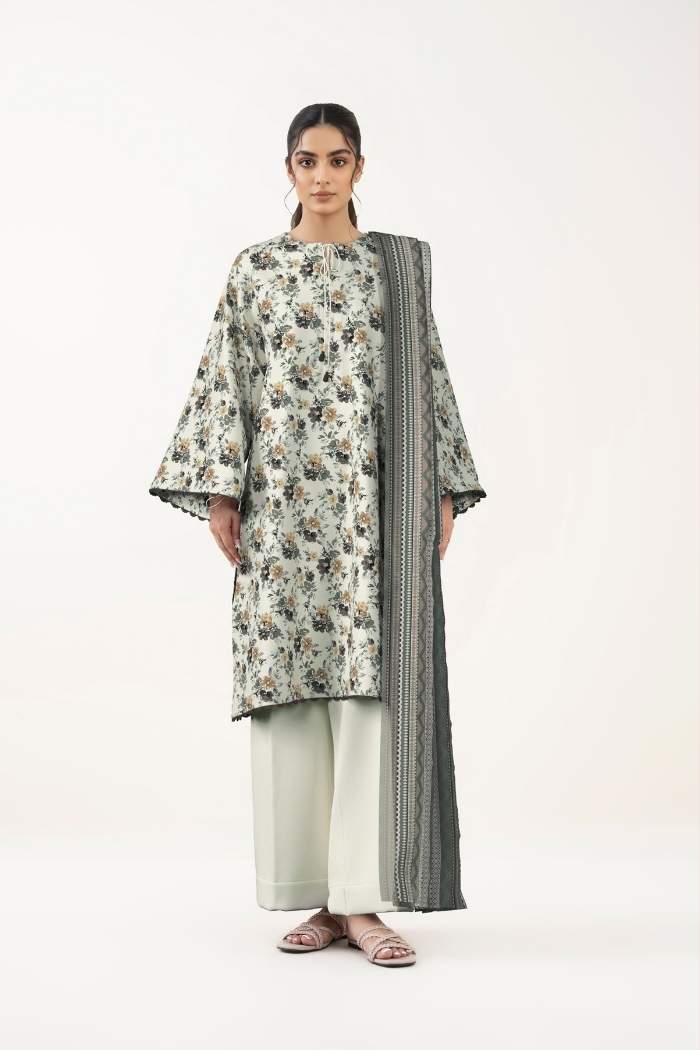 Sapphire | 3 Pc Printed Lawn Suit | 3PB-WS26CL11-109