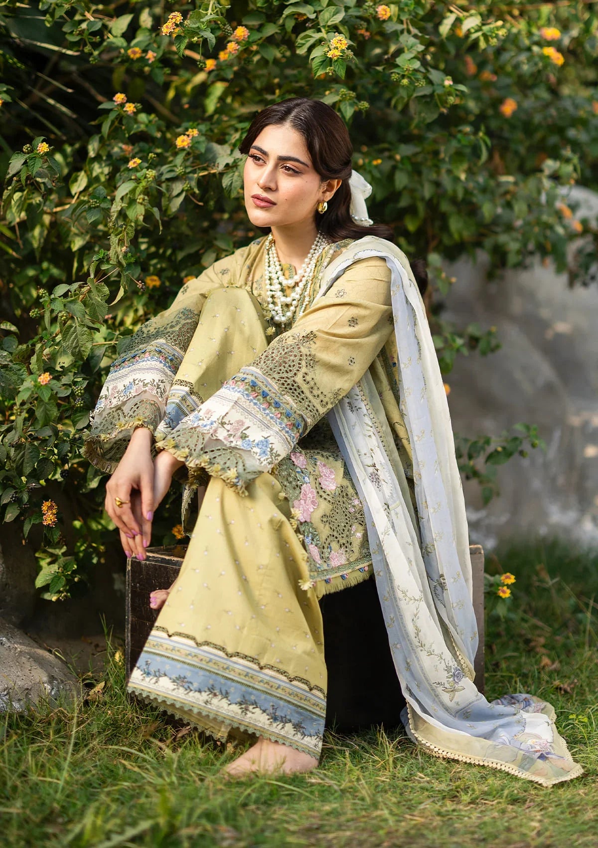 Elaf | Chikankari Prints 26 | Menah
