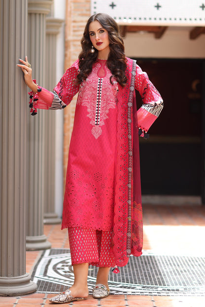 CHARIZMA | 3-PC Unstitched Embroidered Lawn Collection | AN6-10