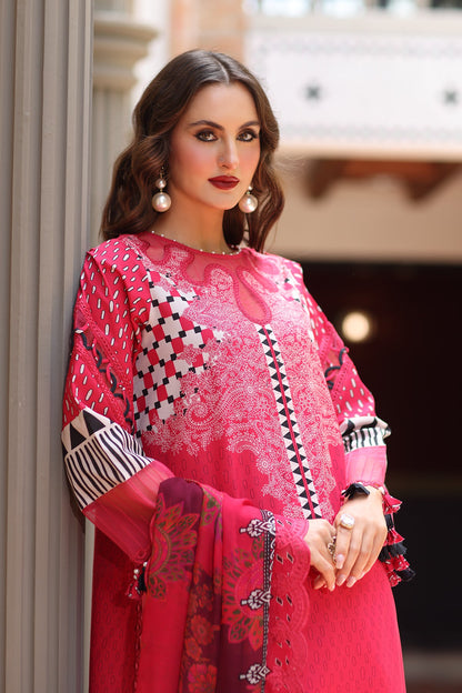CHARIZMA | 3-PC Unstitched Embroidered Lawn Collection | AN6-10