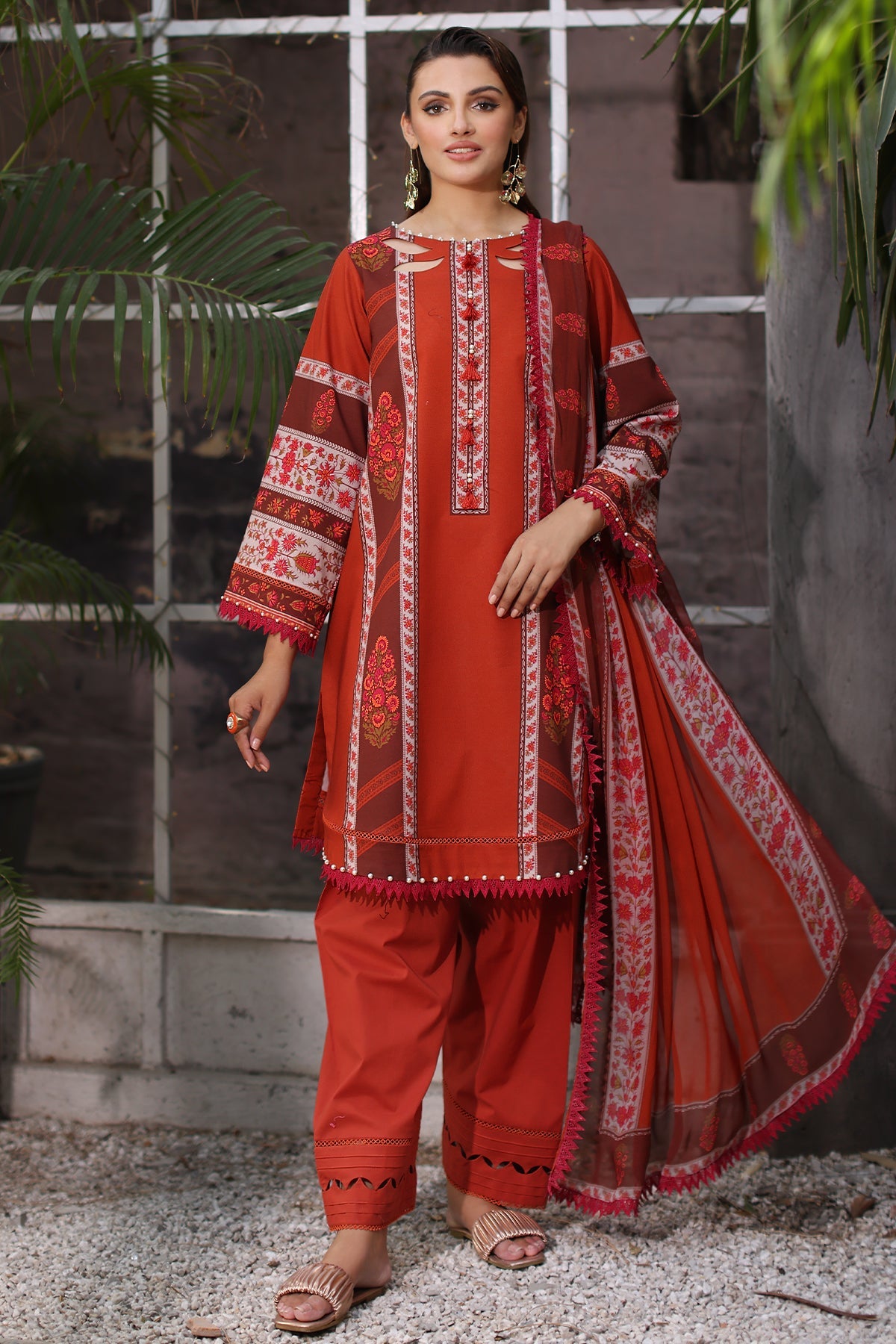 Charizma | C- Prints 3-PC Unstitched Lawn | CP6-09