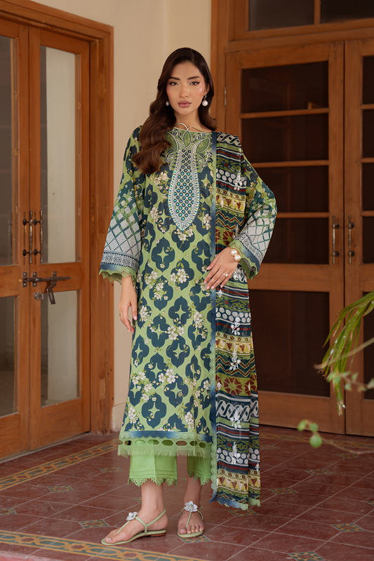 Daria | Ramdan Edit 2 - Embroidered Lawn Suit | DA-37