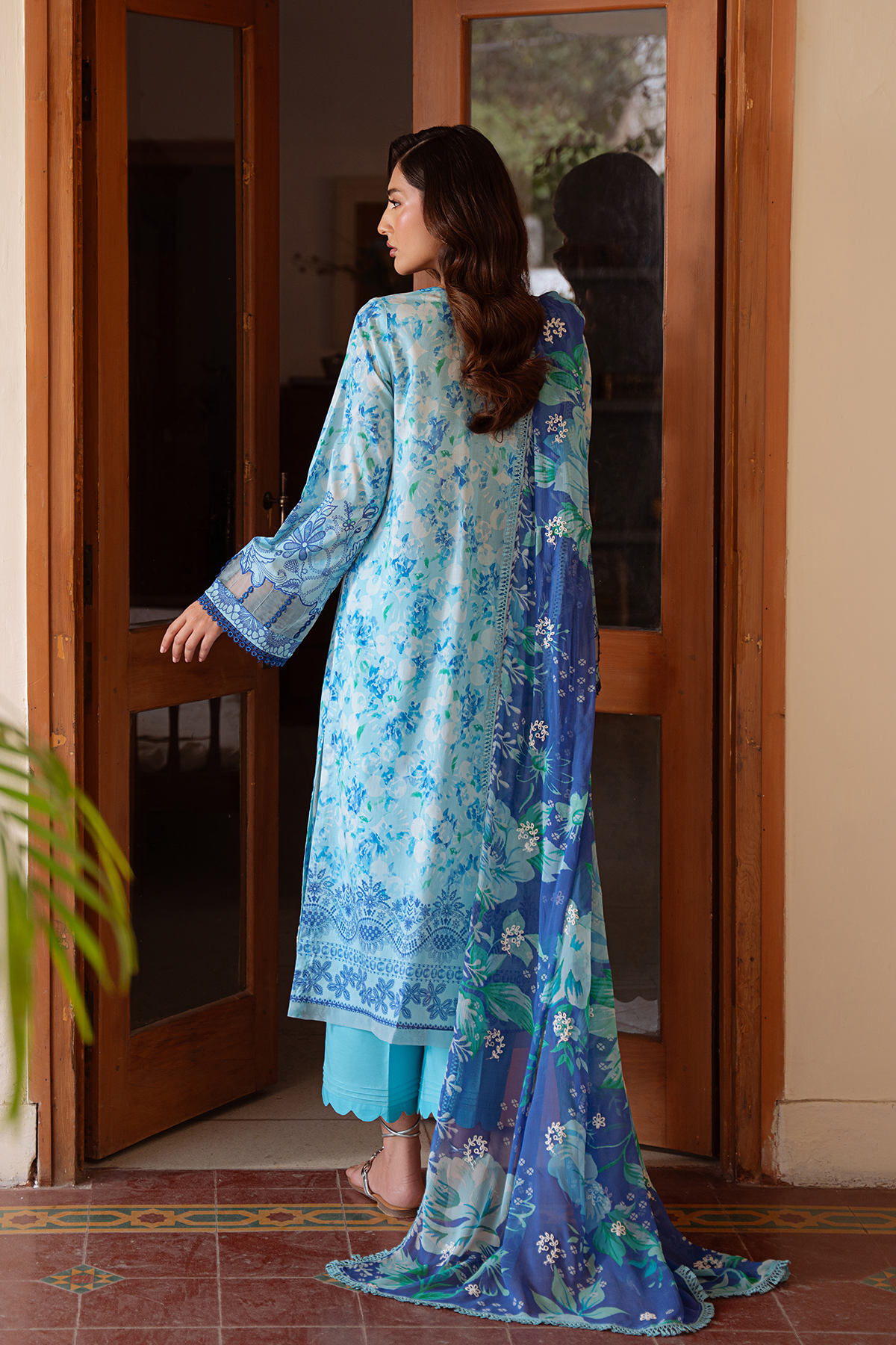 Daria | Ramdan Edit 2 - Embroidered Lawn Suit | DA-35