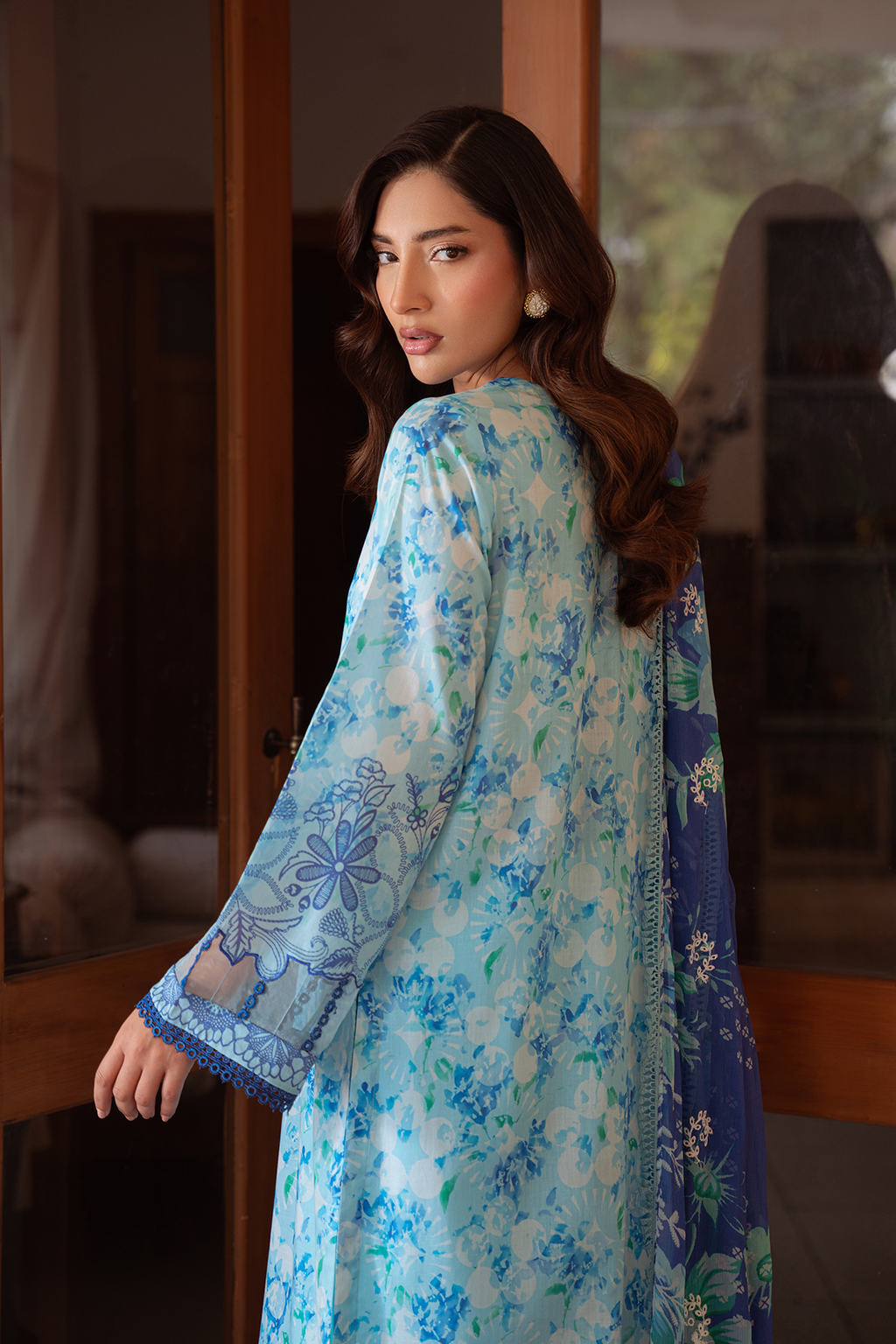 Daria | Ramdan Edit 2 - Embroidered Lawn Suit | DA-35