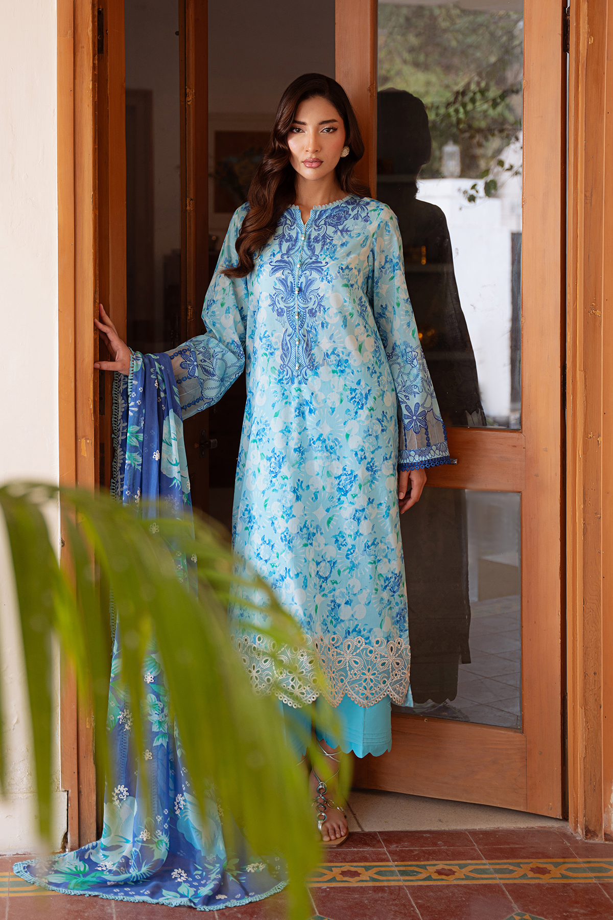Daria | Ramdan Edit 2 - Embroidered Lawn Suit | DA-35