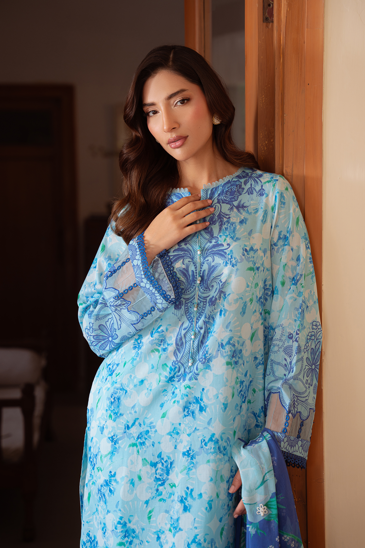 Daria | Ramdan Edit 2 - Embroidered Lawn Suit | DA-35