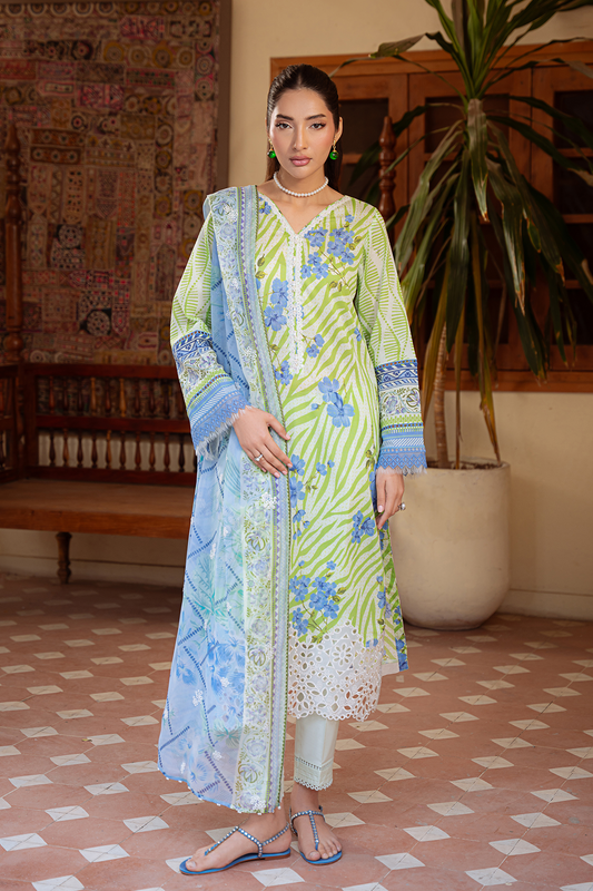 Daria | Ramdan Edit 2 - Embroidered Lawn Suit | DA-34