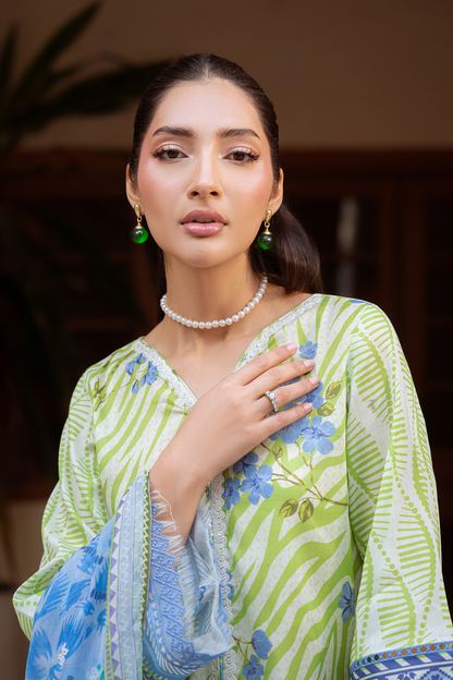 Daria | Ramdan Edit 2 - Embroidered Lawn Suit | DA-34