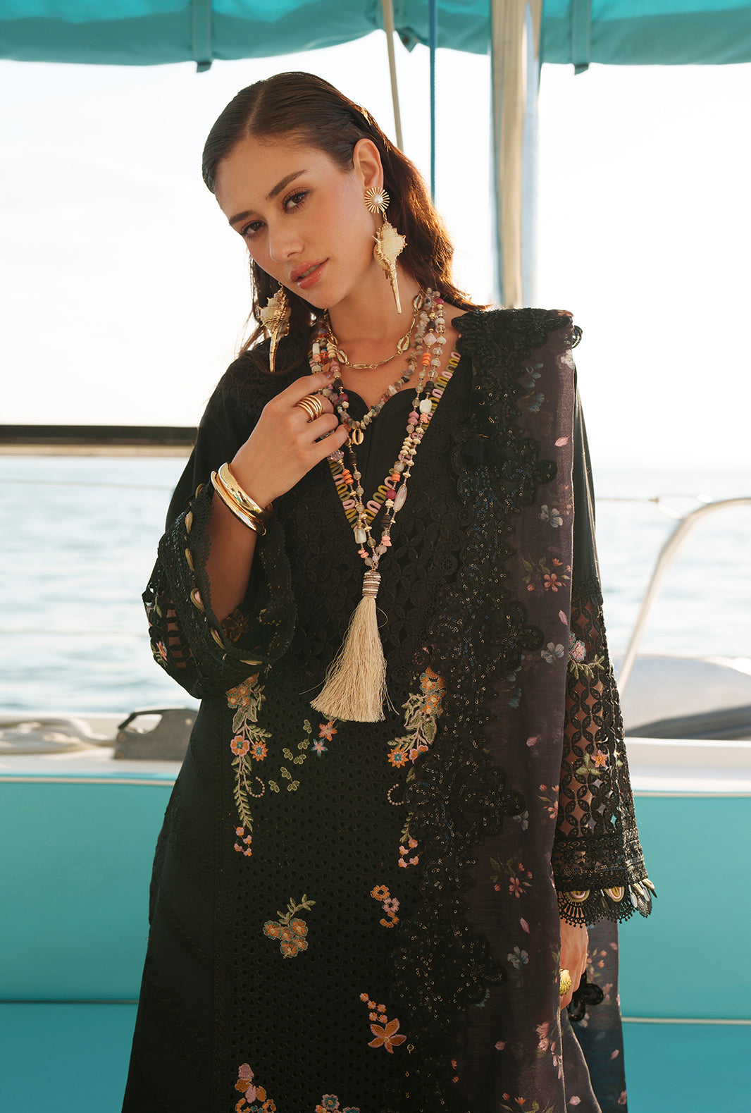 AJR Couture | Evara Luxury Lawn | Riela