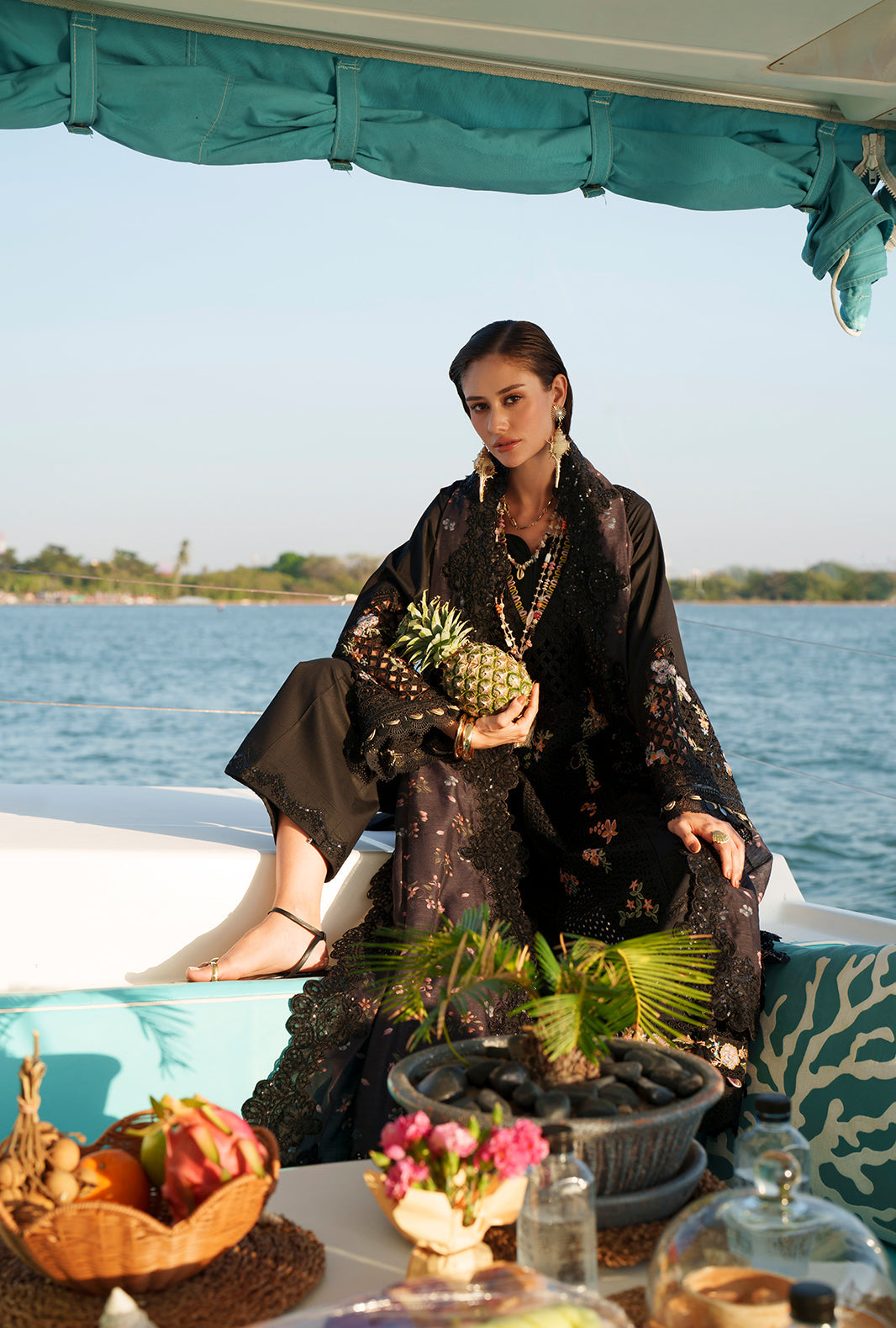 AJR Couture | Evara Luxury Lawn | Riela