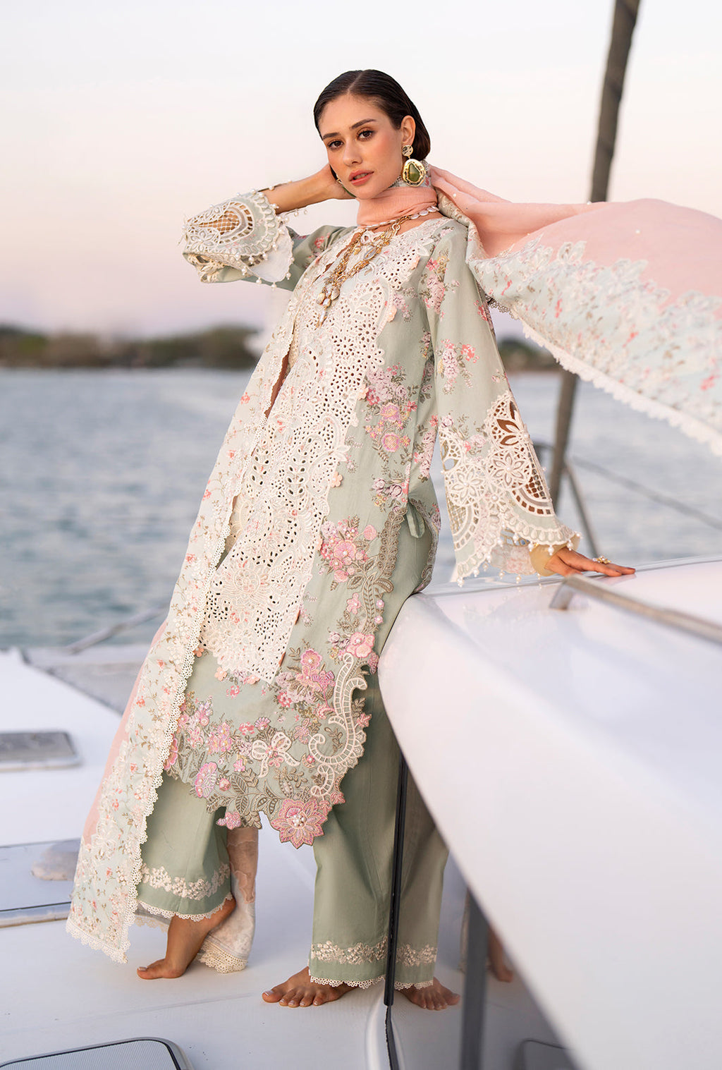 AJR Couture | Evara Luxury Lawn | Fyna