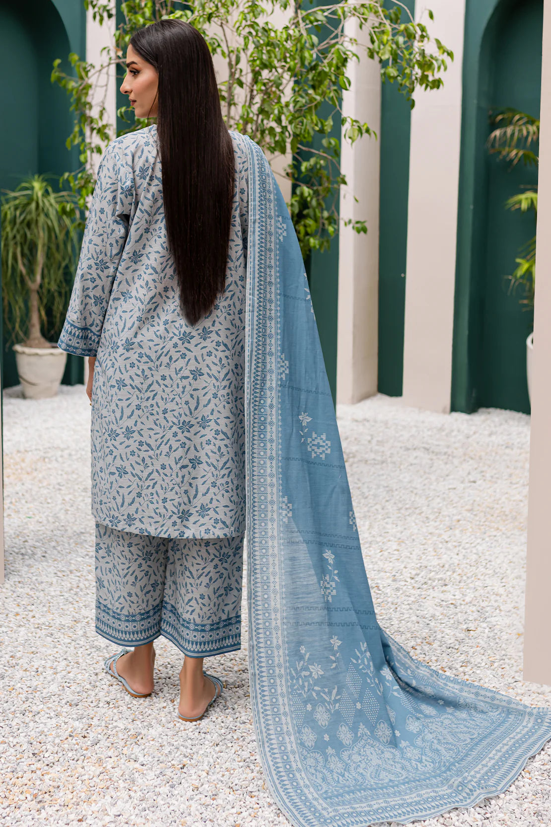 3 PIECE - PREMIUM PRINTED KHADDAR - 9313