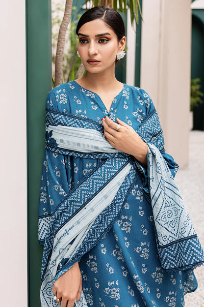 3 PIECE - PREMIUM PRINTED KHADDAR - 9315