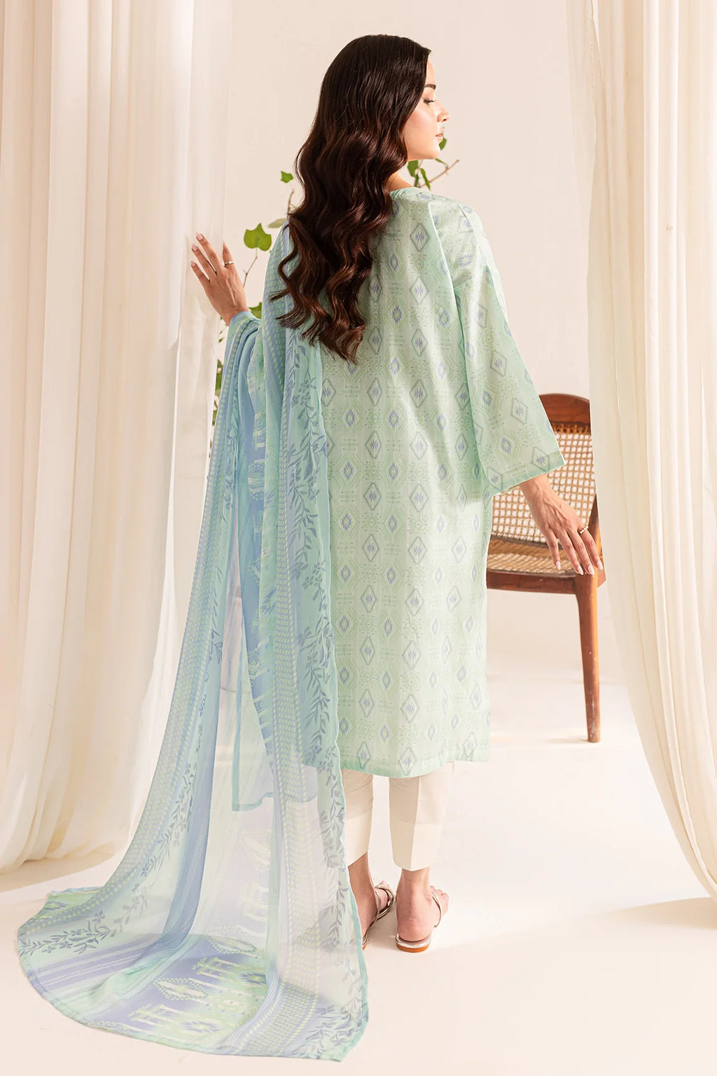 Rashid Textile | Bayri Embroidered Lawn | 9071