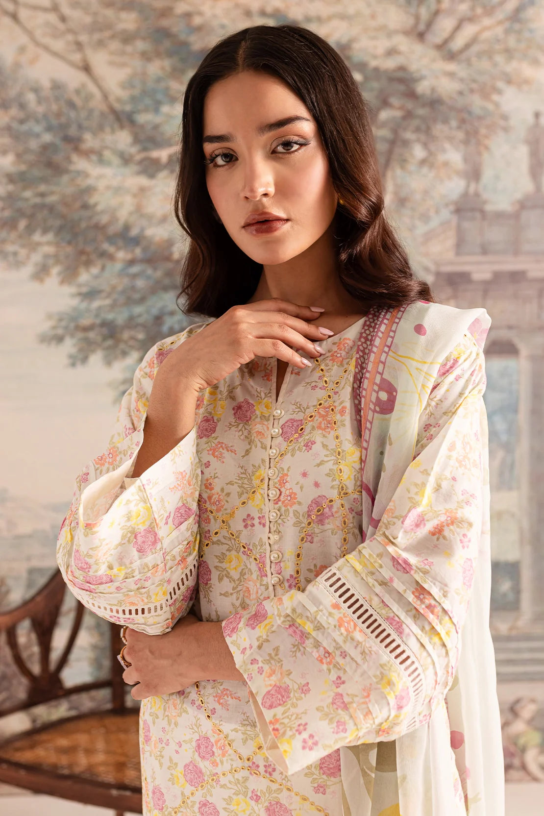 Rashid Textile | Bayri Embroidered Lawn | 9080