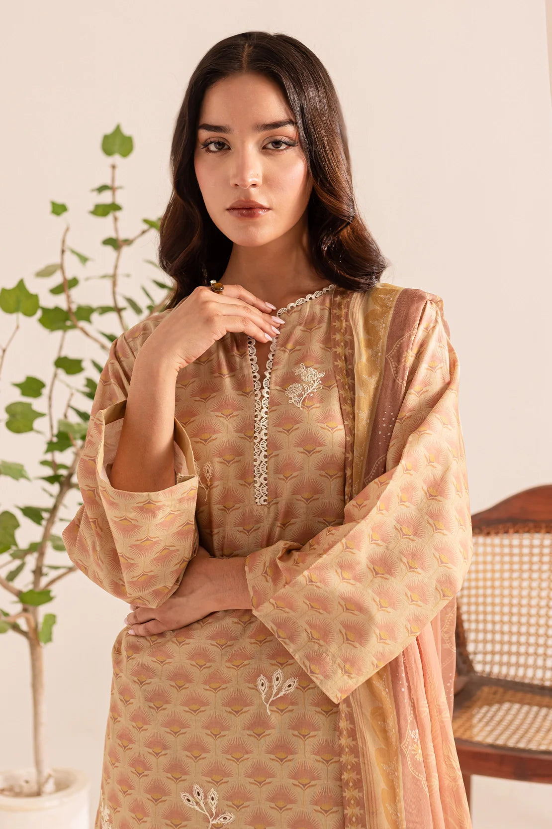 Rashid Textile | Bayri Embroidered Lawn | 9073