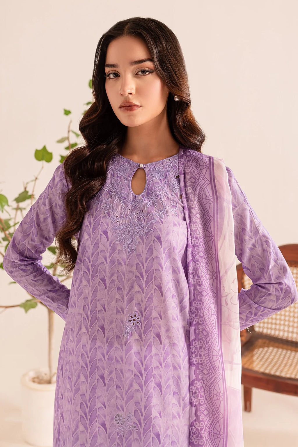 Rashid Textile | Bayri Embroidered Lawn | 9074