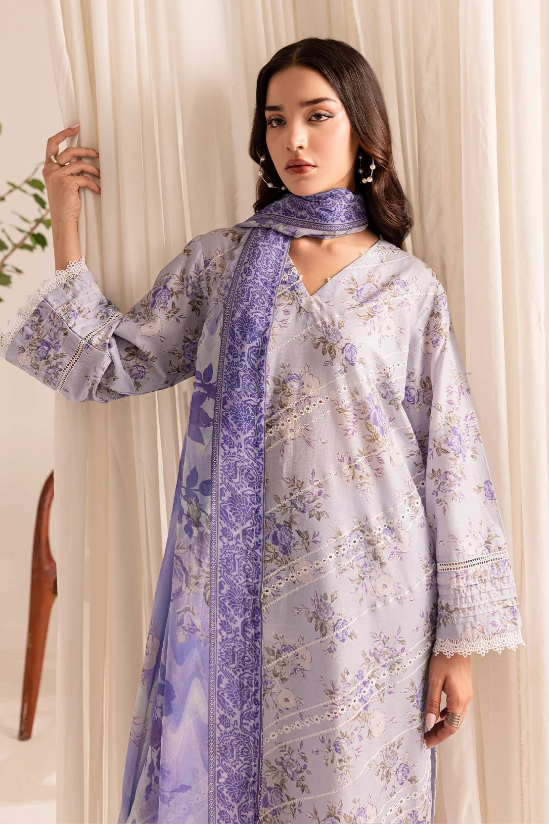 Rashid Textile | Bayri Embroidered Lawn | 9075