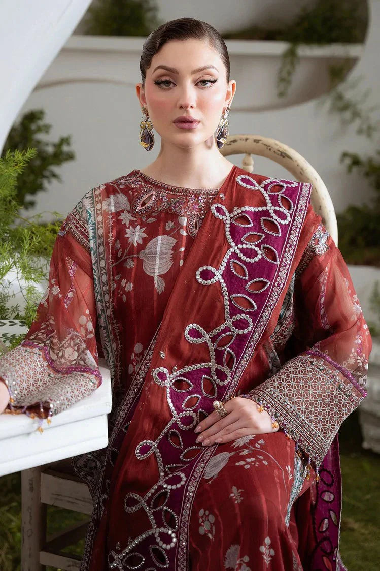 Nureh | Amaya Embroidered & Printed Chiffon Vol 3 |  AM-24