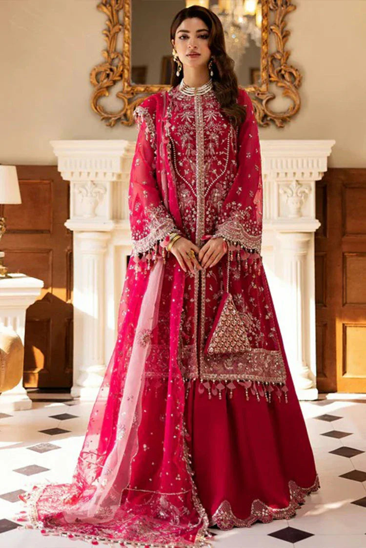 Sadaf Fawad Khan | Siraa Festive Luxe Collection | 06 Fuschia Rose