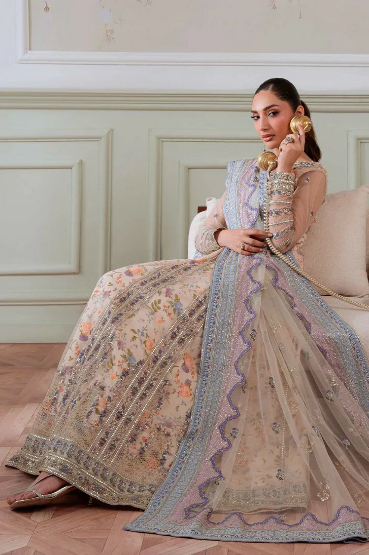 Nureh | Elanora Embellished And Embroidered Luxury Chiffon Collection Vol 3 | NEL-80