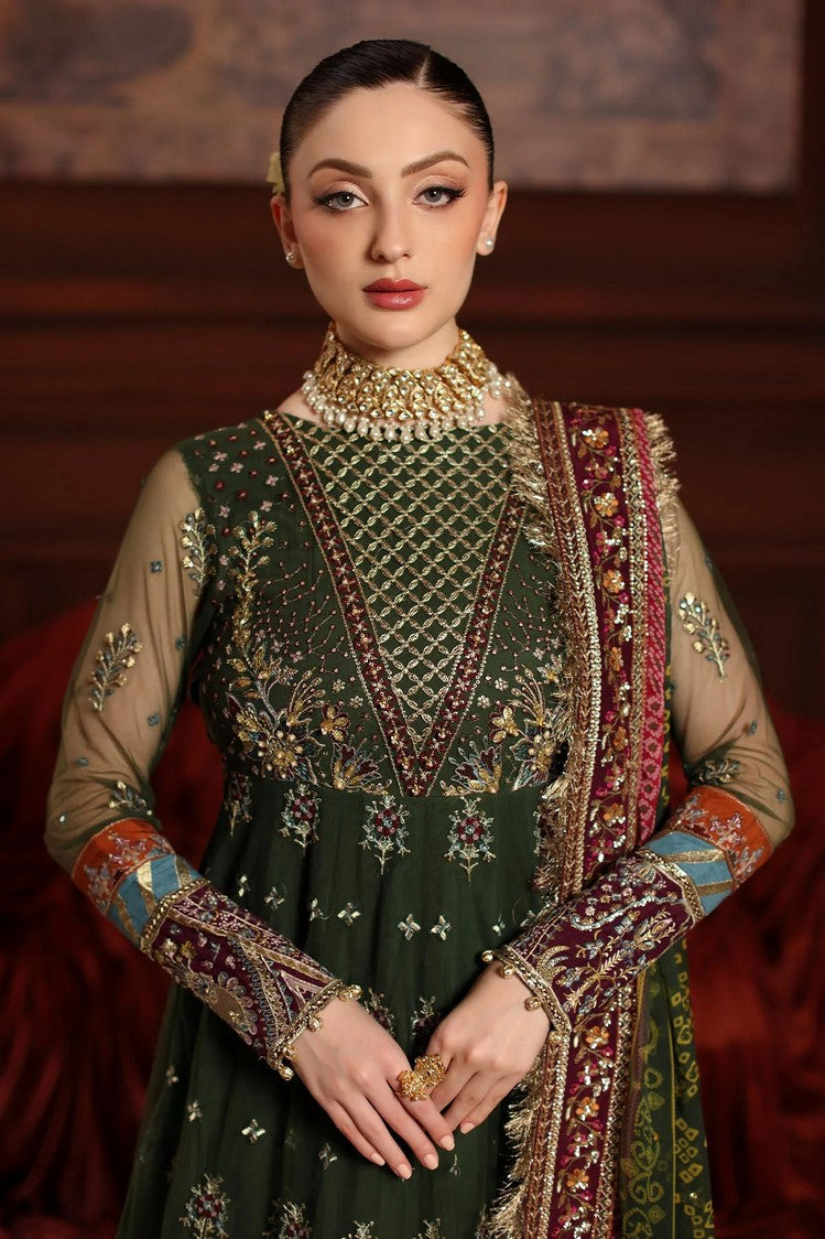 Nureh | Alfaaz Festive Embroidered & Embellished Chiffon Collection | NL-89