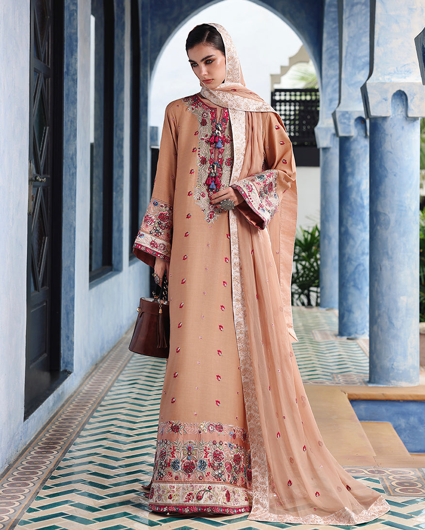 Mushq | Hemline Nuvera Raw Silk Formal | Belladona Royale