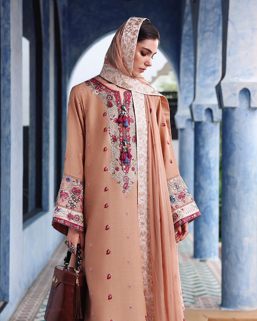 Mushq | Hemline Nuvera Raw Silk Formal | Belladona Royale