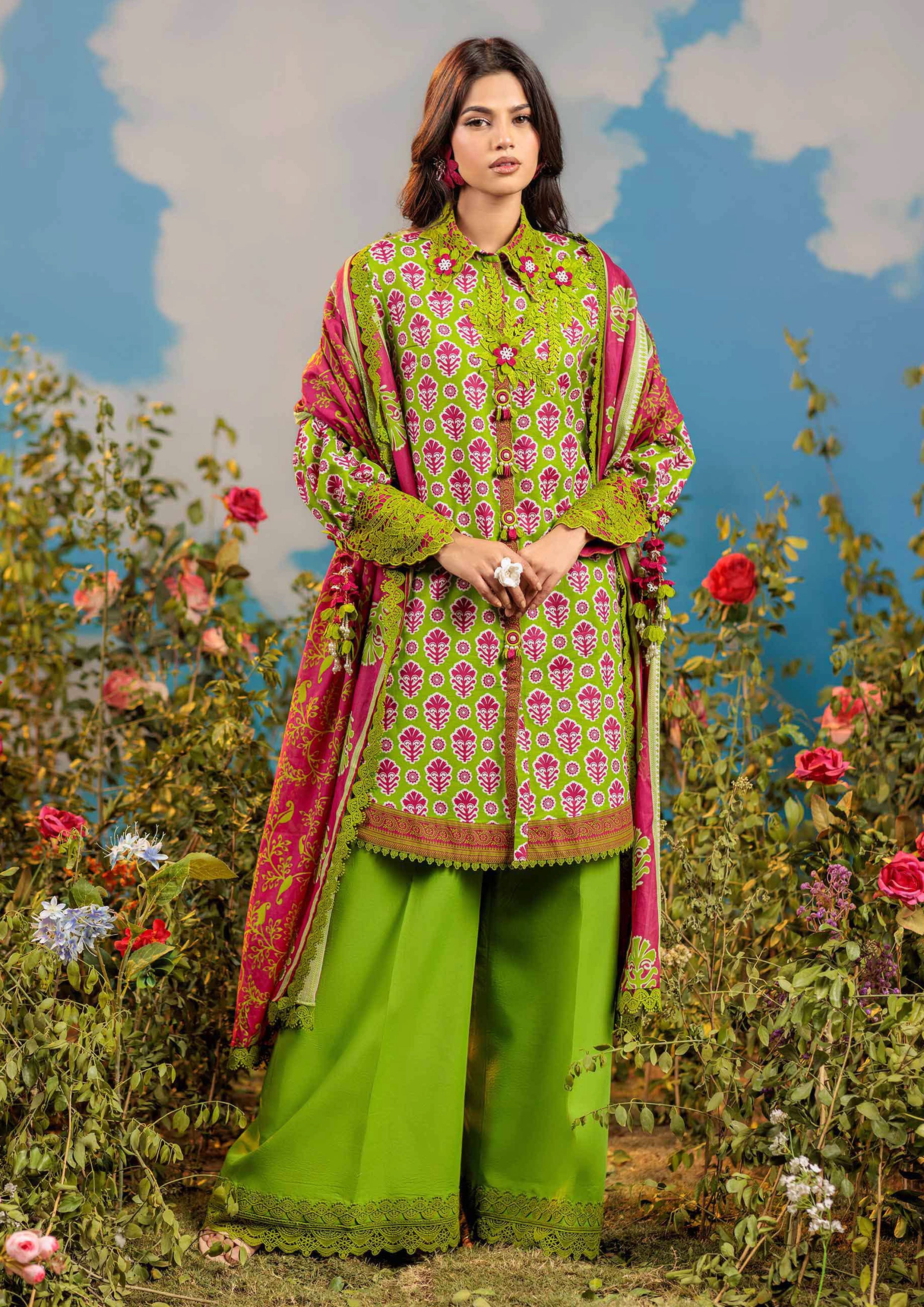 Bonanza Satrangi | Floral Splendor | D9