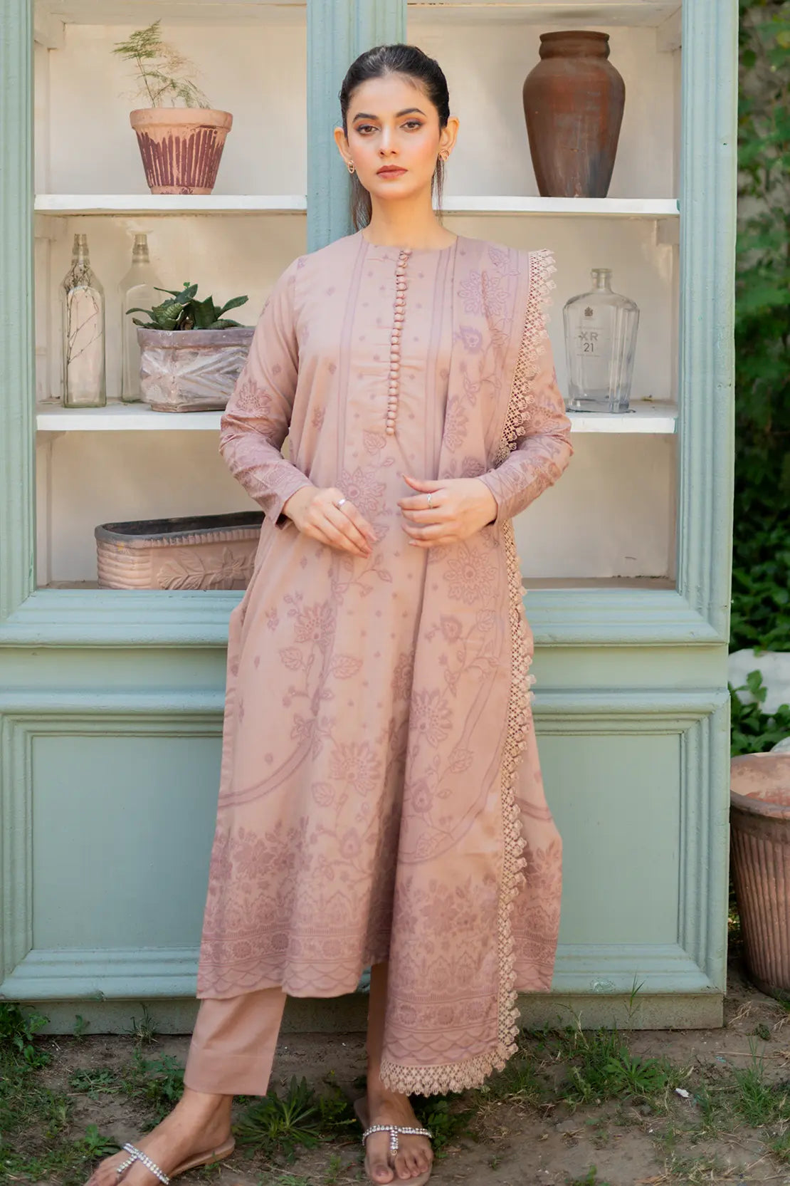 3-Piece  Jacquard Banarsi - 9991