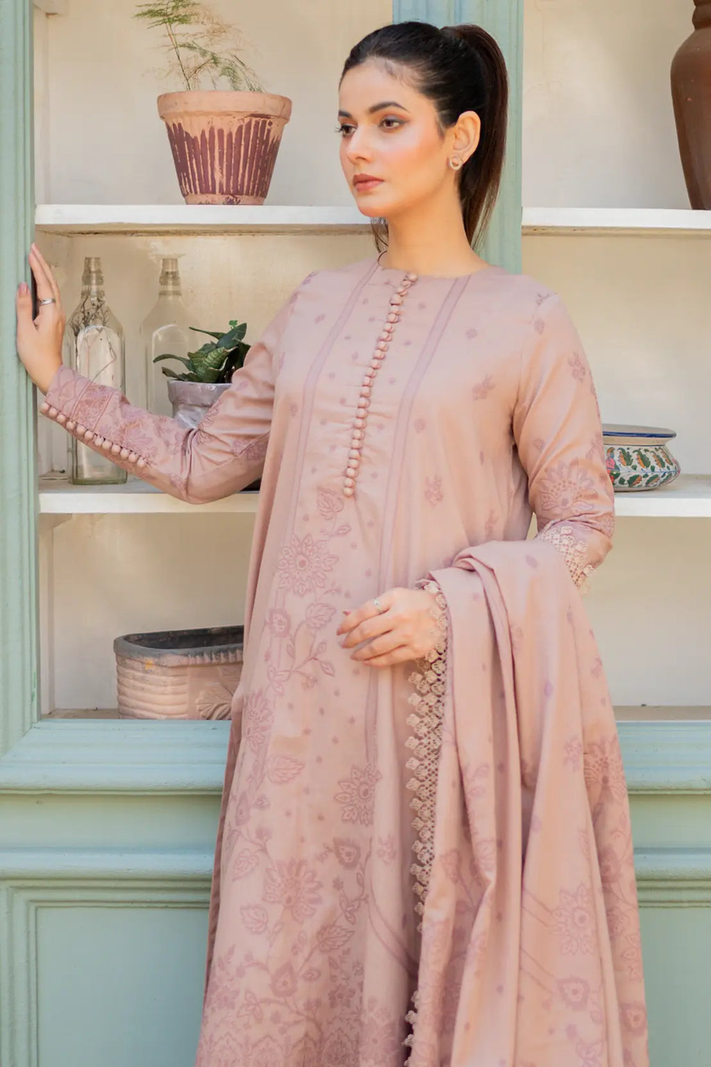3-Piece  Jacquard Banarsi - 9991