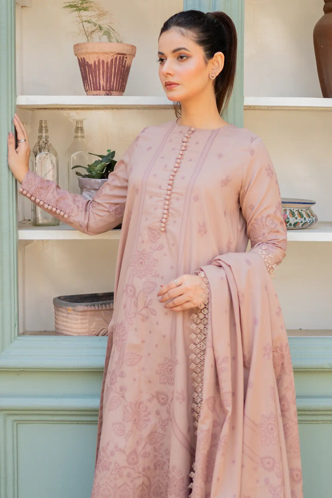 3-Piece  Jacquard Banarsi - 9991