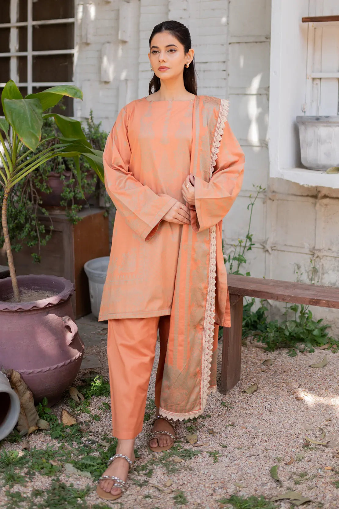 3-Piece  Jacquard Banarsi - 9994
