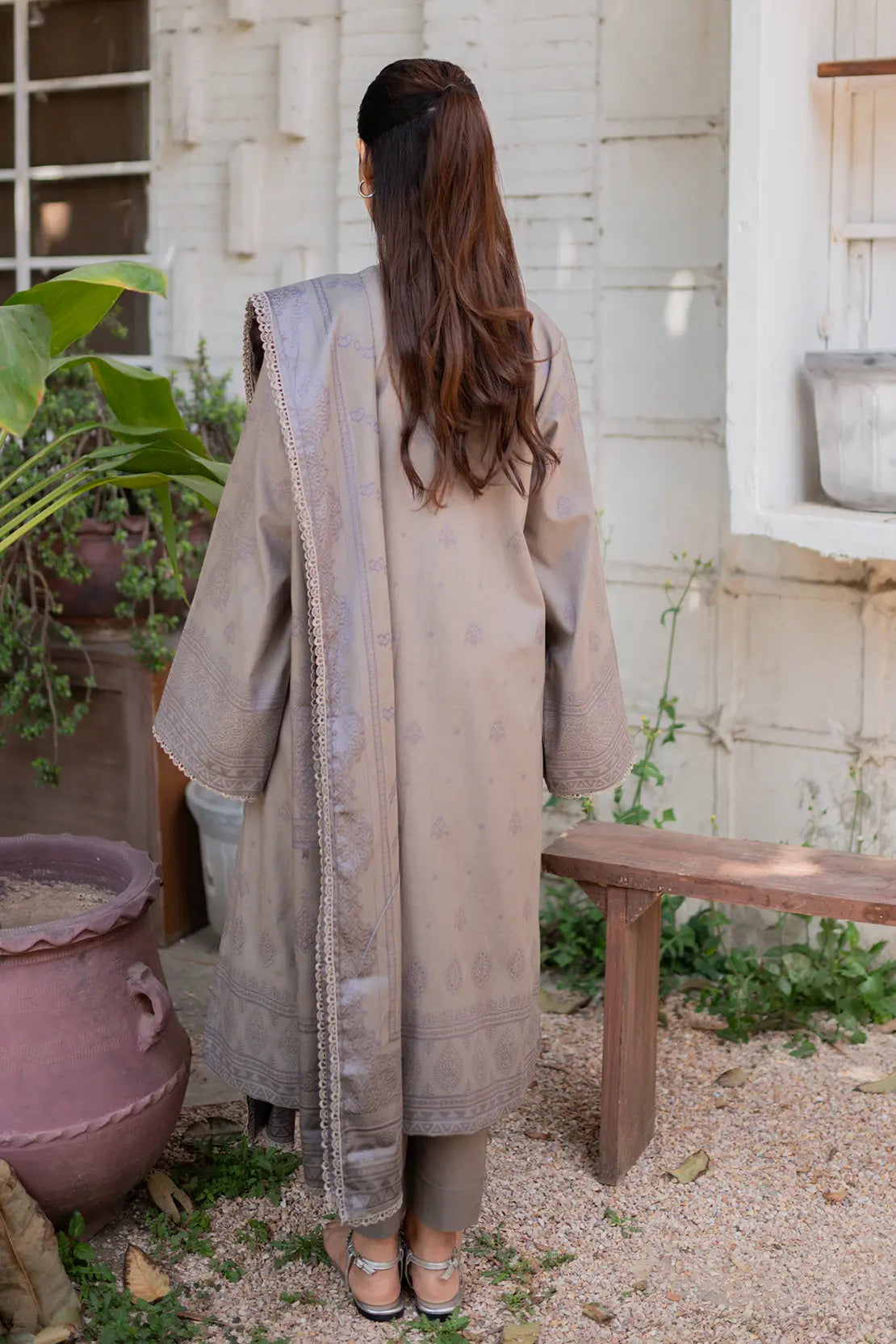 3-Piece  Jacquard Banarsi - 9996