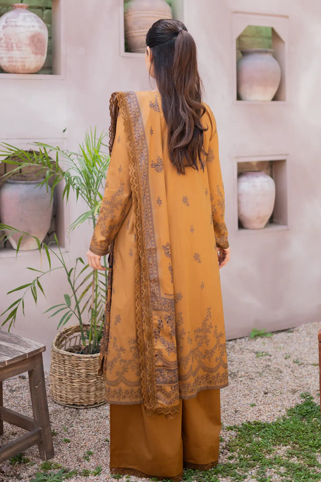 3-Piece  Jacquard Banarsi - 9998