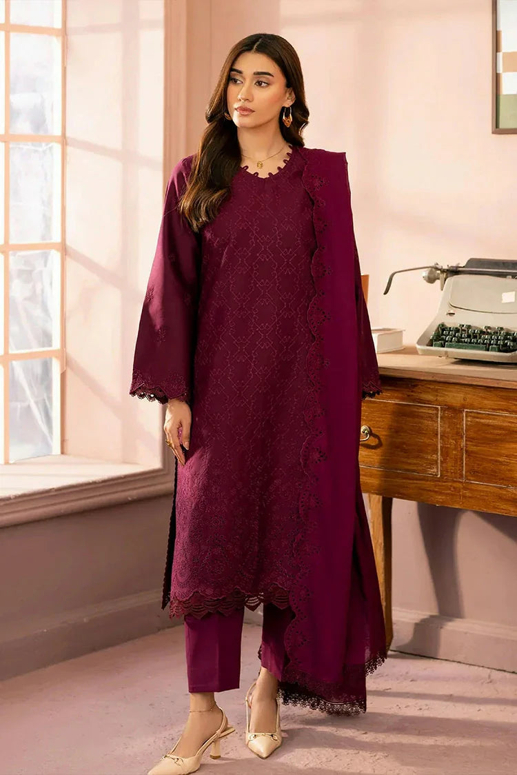Raj bari | Raha Premium Chikankari - Design 01 - Unstitched
