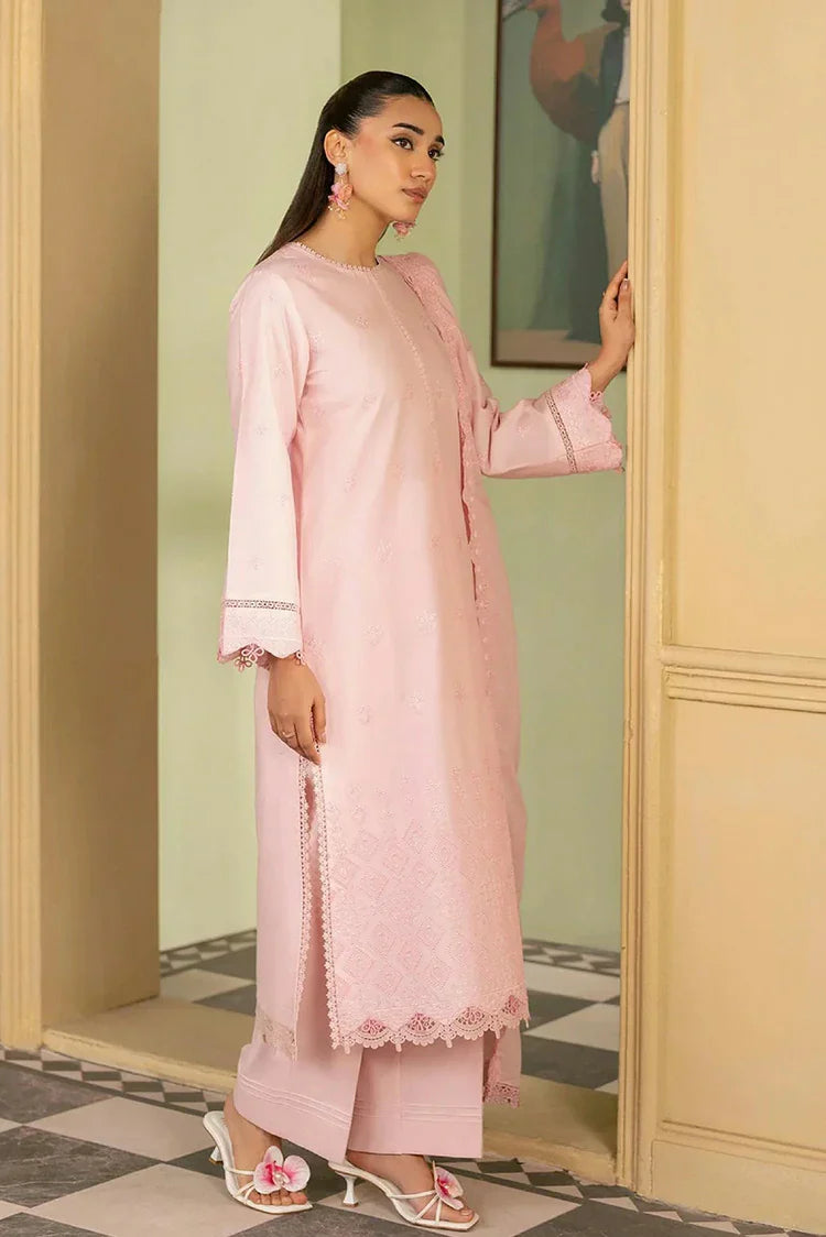 Raj bari | Raha Premium Chikankari - Design 10 - Unstitched