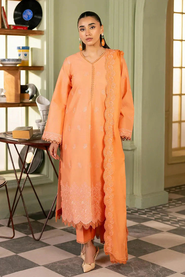 Raj bari | Raha Premium Chikankari - Design 07 - Unstitched