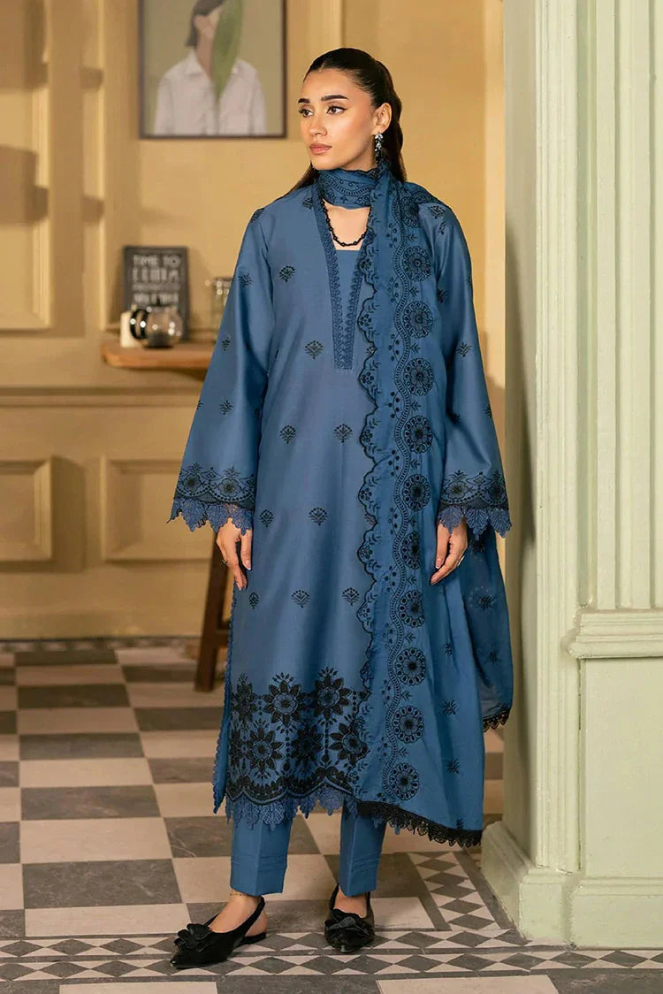 Raj bari | Raha Premium Chikankari - Design 08 - Unstitched
