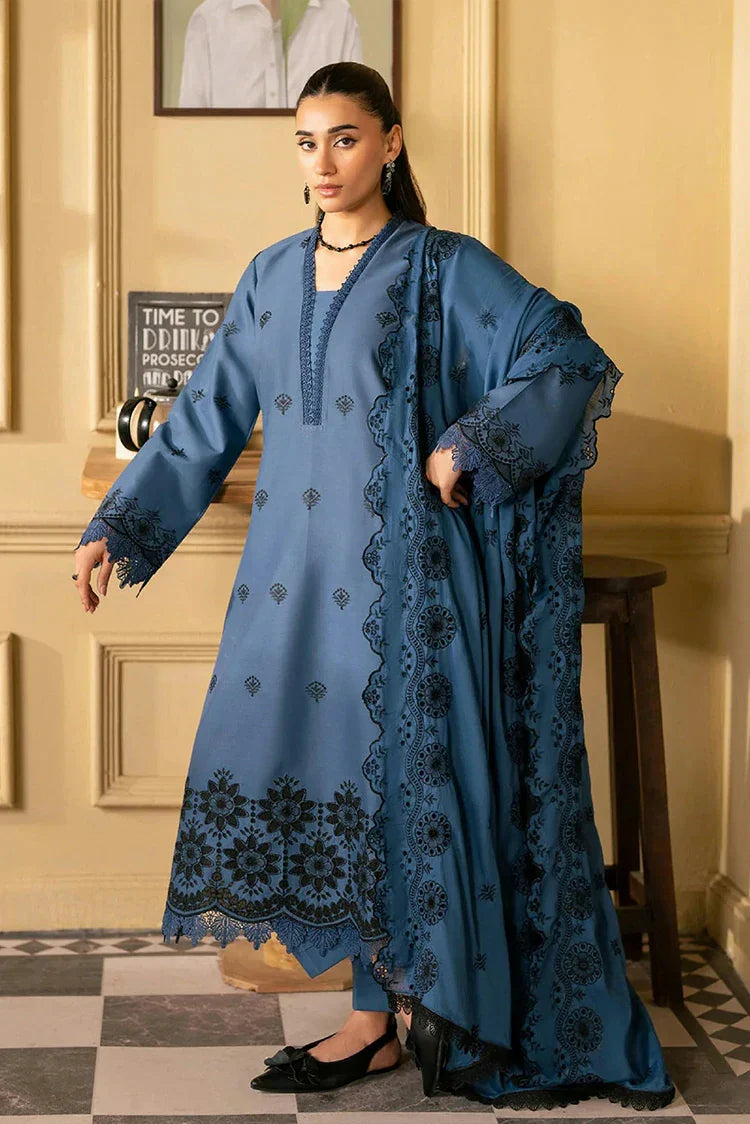 Raj bari | Raha Premium Chikankari - Design 08 - Unstitched
