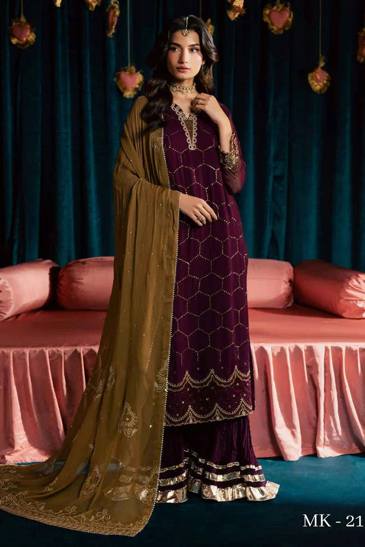 Nureh | Mukeshkari Embroidered Chiffon Vol 1 | MK-21