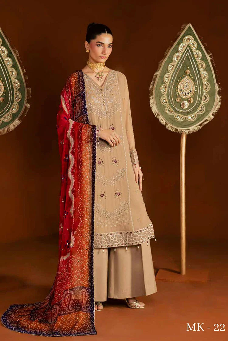 Nureh | Mukeshkari Embroidered Chiffon Vol 1 | MK-22