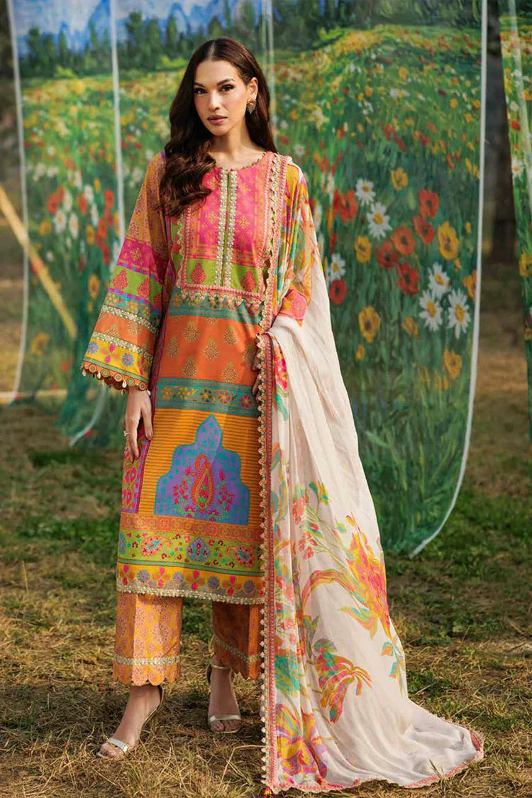 Charizma | Combination Embroidered Lawn Vol 2 | CC6-12