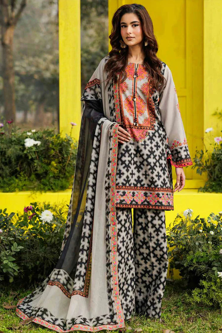 Charizma | Combination Embroidered Lawn Vol 2 | CC6-13