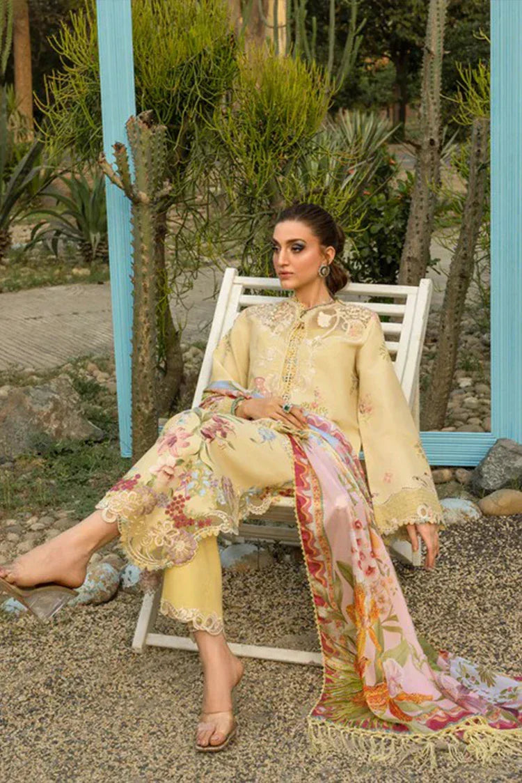 Saira Shakira | Bloom Unstitched Lawn 26 | MAELLE-06B