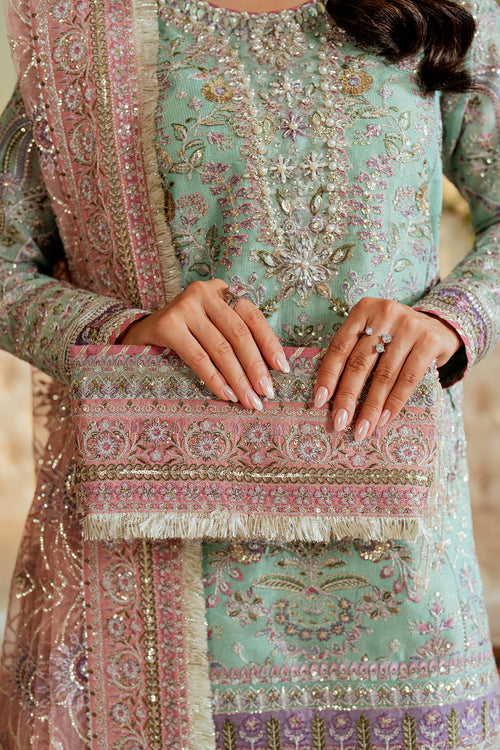 Baroque | Chantelle Embroidered Zari Net | EC-08