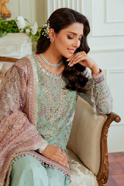 Baroque | Chantelle Embroidered Zari Net | EC-08