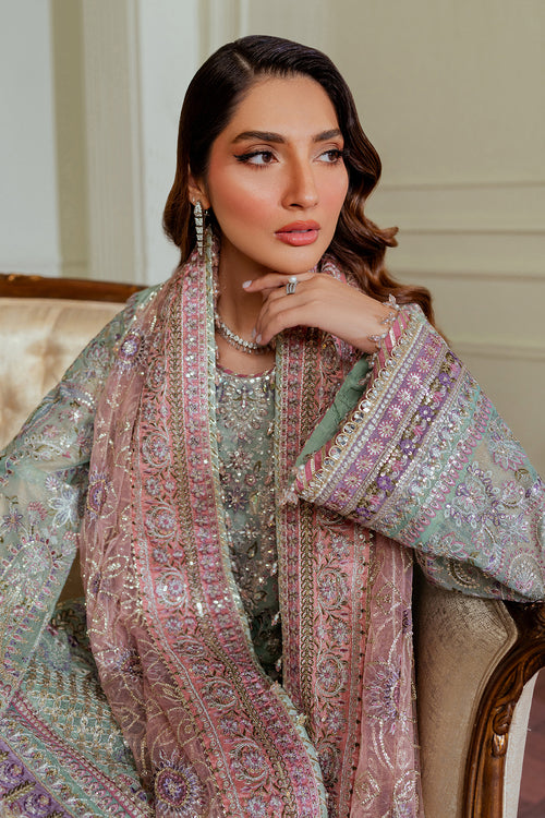 Baroque | Chantelle Embroidered Zari Net | EC-08