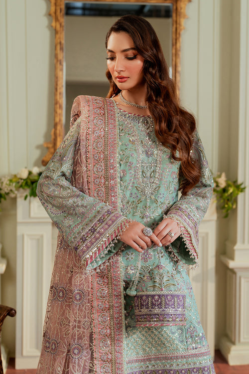 Baroque | Chantelle Embroidered Zari Net | EC-08
